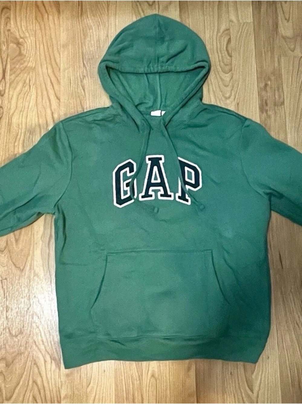GAP Green Logo Hoodie Sweater